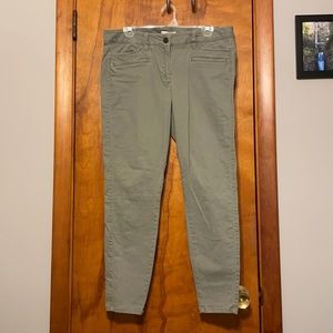 Loft Green Khakis